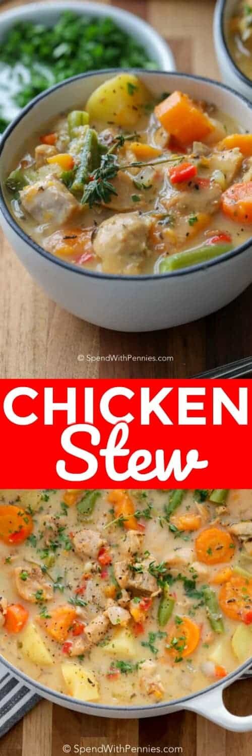 Chicken Stew with a title