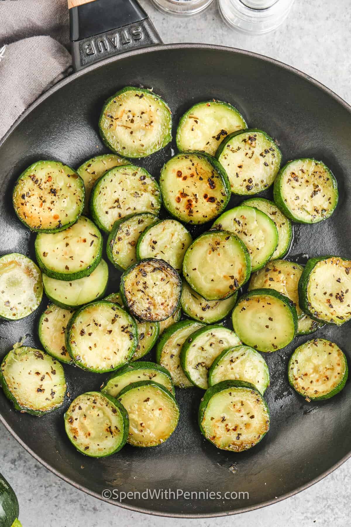 cooking Sauteed Zucchini